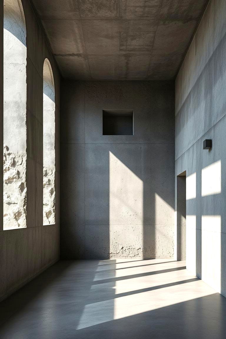 Exposed Concrete Walls - 24 Brutalist Interior Design Ideas