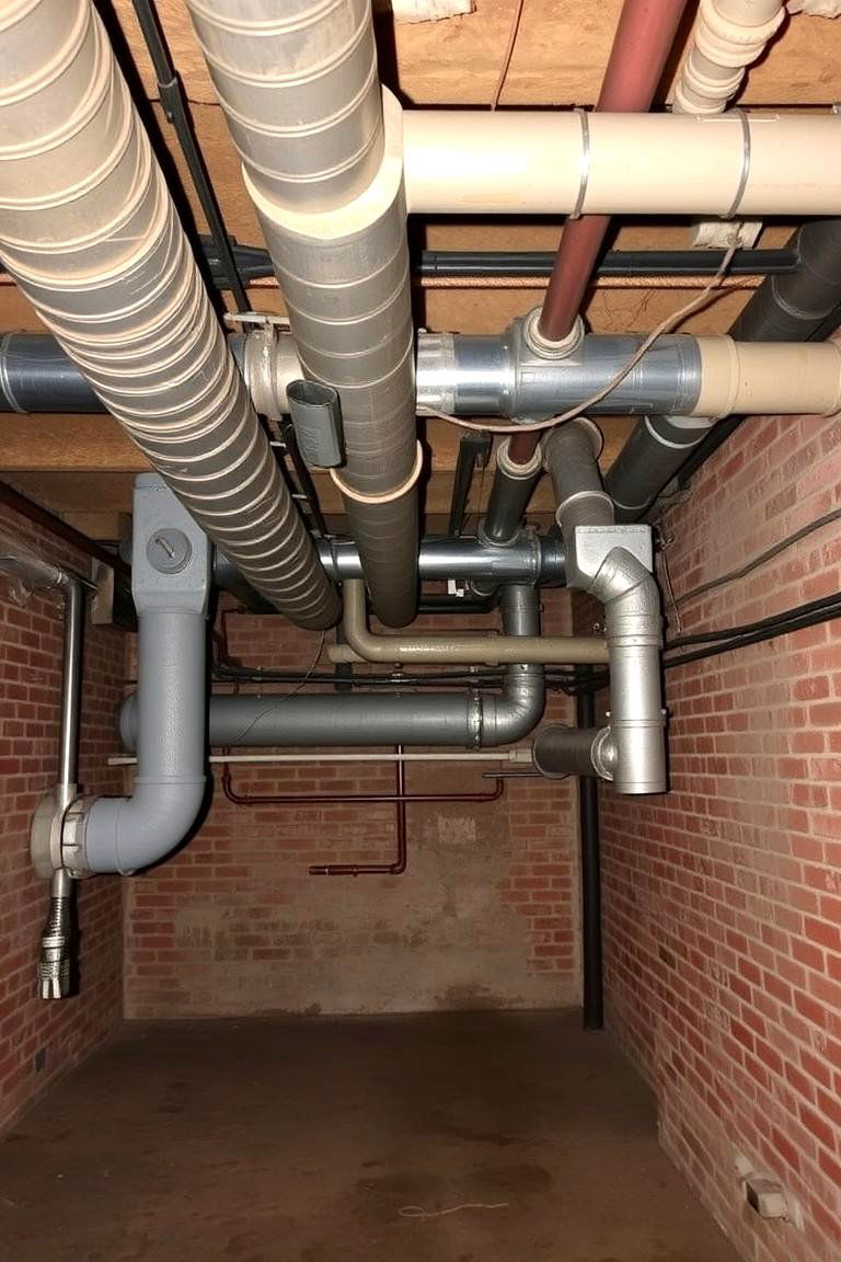 Exposed Piping and Ductwork - 24 Exposed Basement Ceiling Ideas