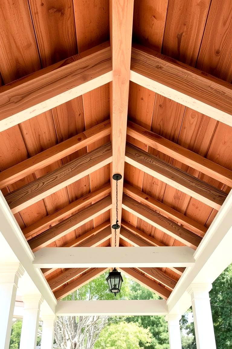 Exposed Rafter Tails - 24 Porch Ceiling Ideas