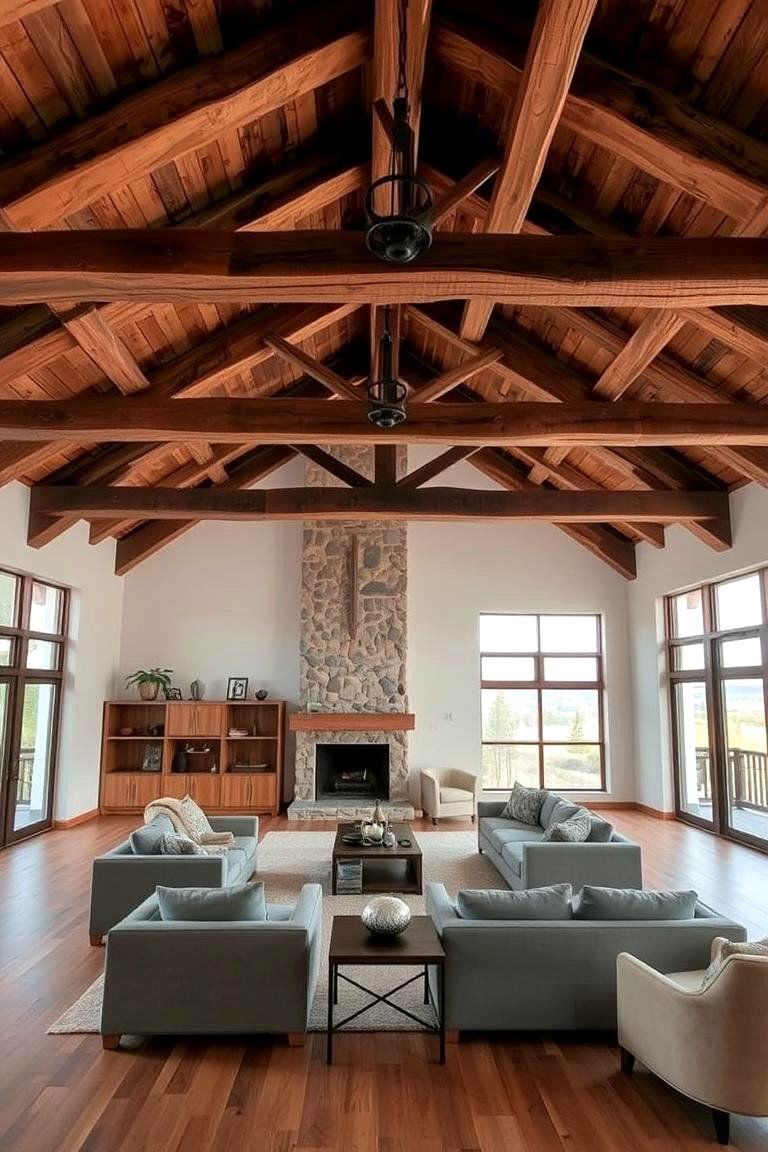 Exposed Wooden Beams - 24 Southwest Living Room Ideas