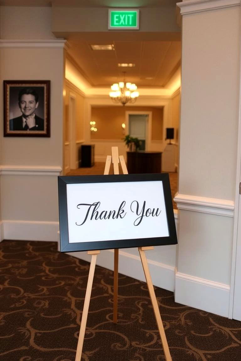 Expressing Gratitude Thank You Sign - 24 Wedding Sign Ideas
