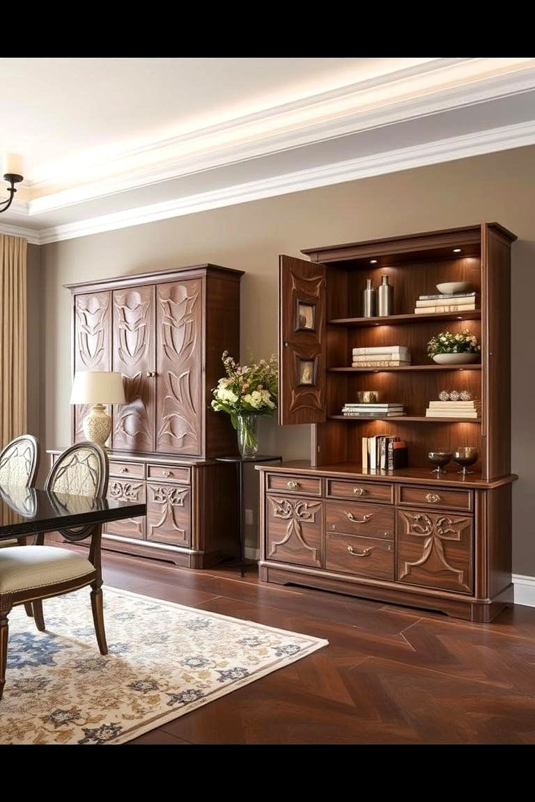 Exquisite Buffet and Sideboard Displays - 24 Glam Dining Room Ideas
