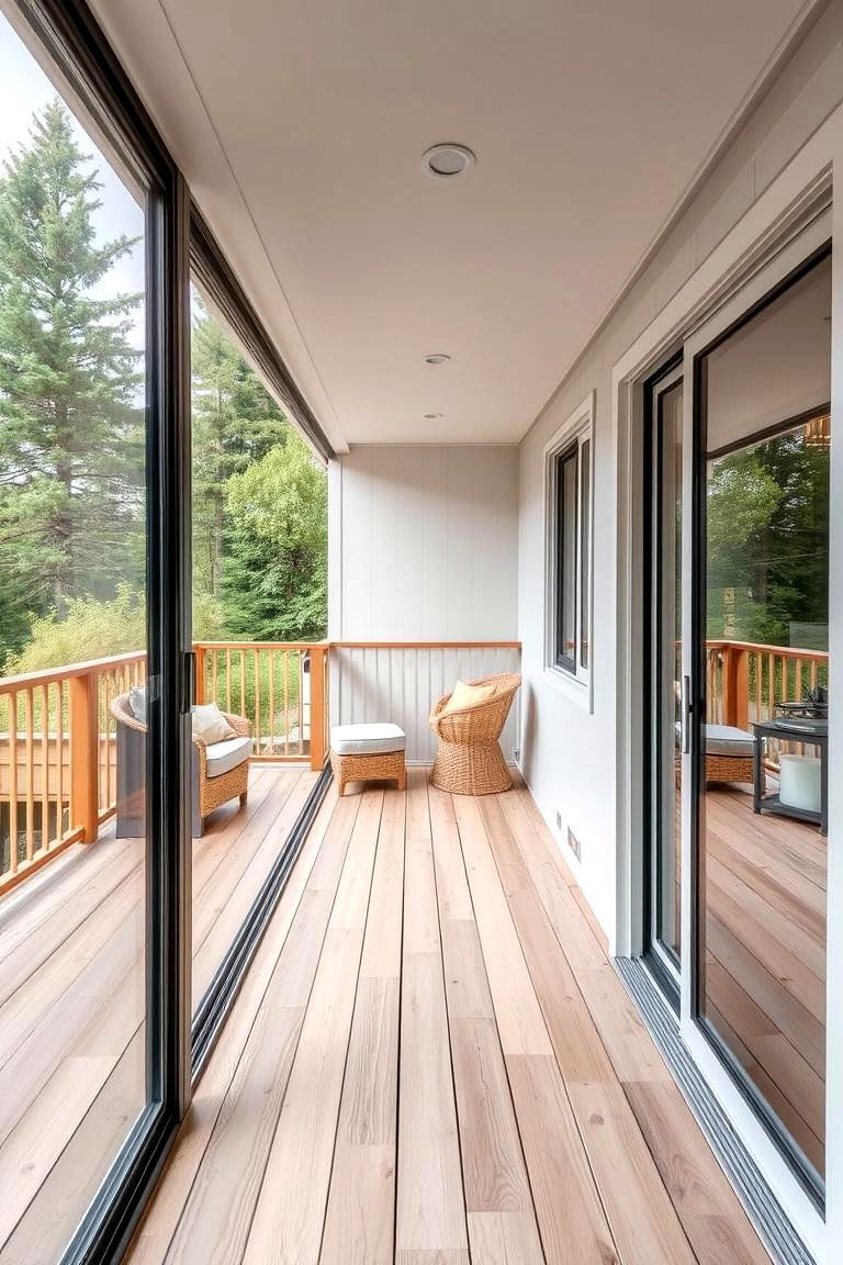 Extend Your Interior Deck - 24 Small Deck Ideas