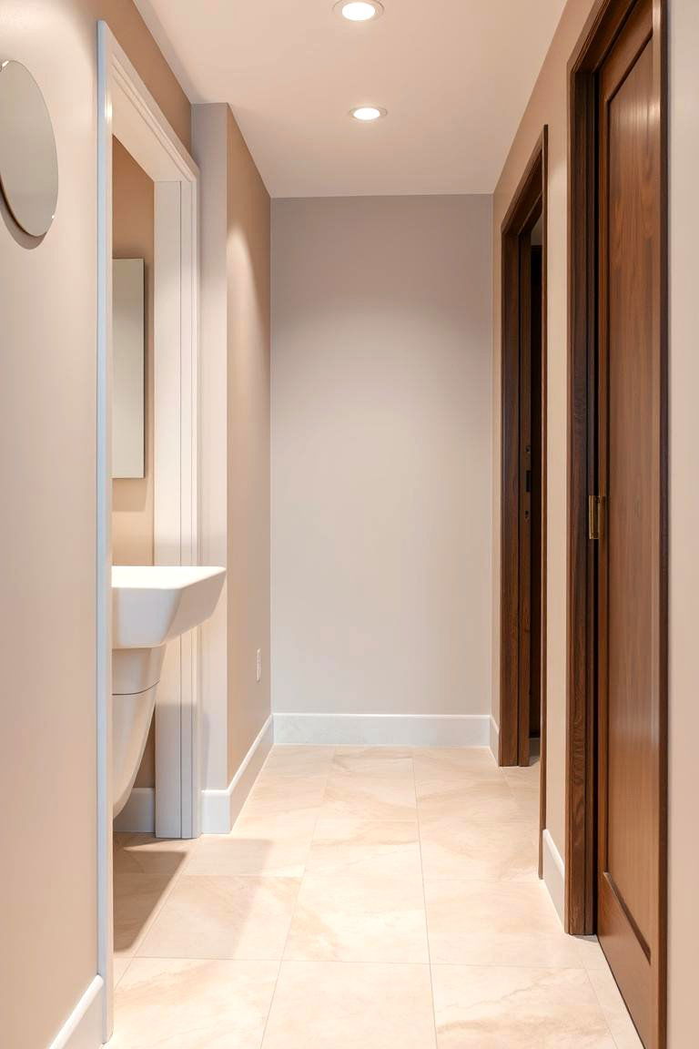 Extend the Flooring - 24 Small Ensuite Design Ideas