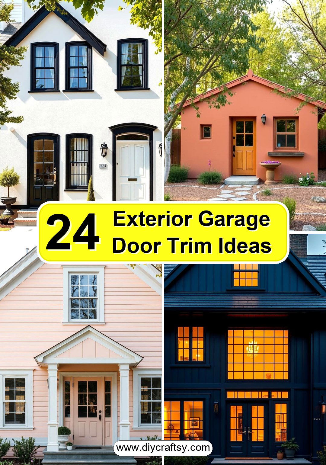 Exterior Garage Door Trim Ideas