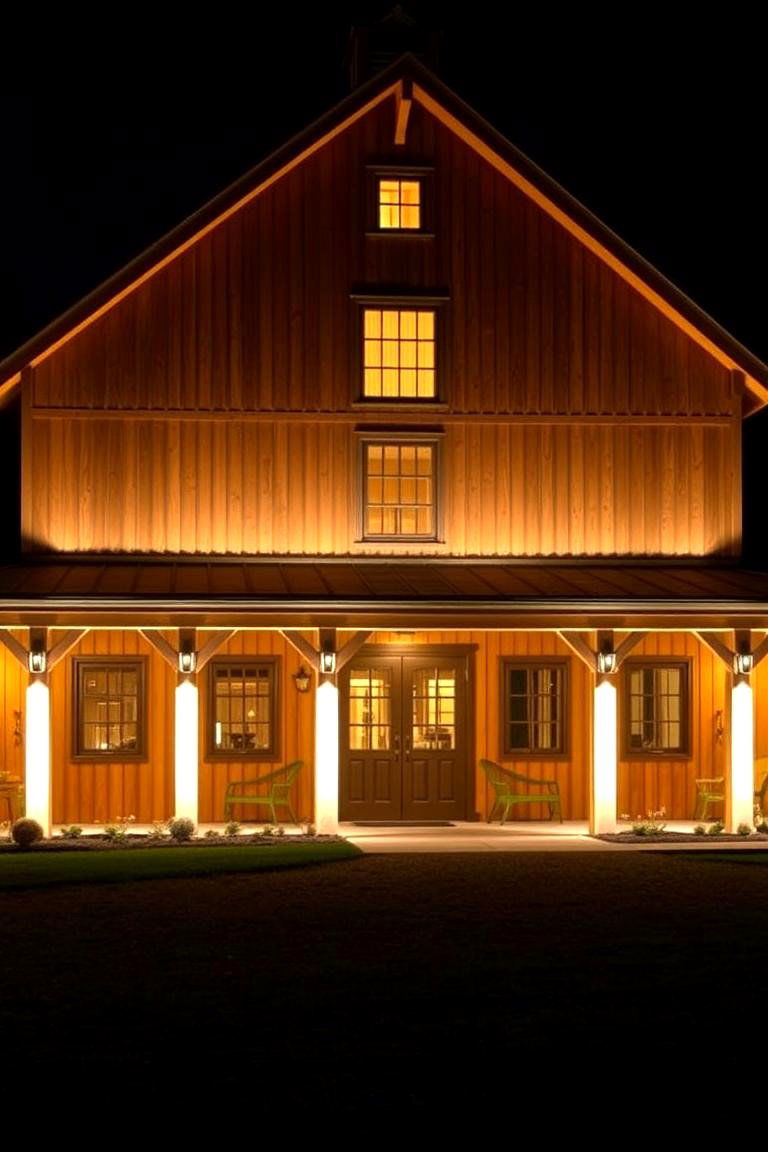 Exterior Lighting - 24 Barn House Exterior Ideas