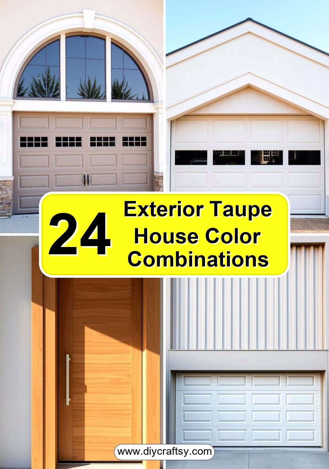 Exterior Taupe House Color Combinations