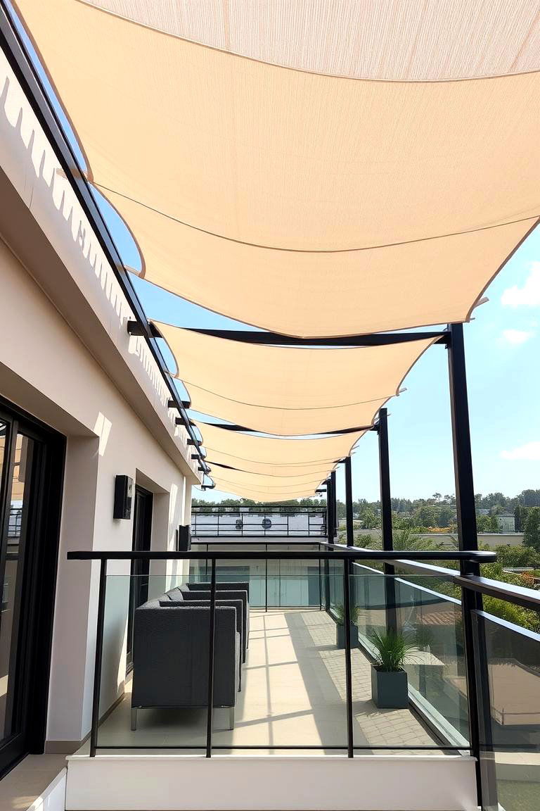 Fabric Canopies - 24 Balcony Shade Ideas
