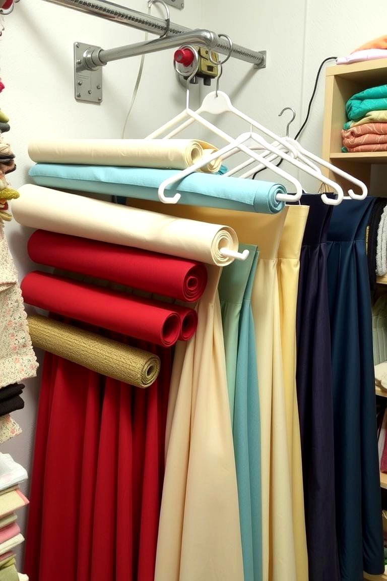 Fabric Storage Solutions - 24 Small Craft Room Ideas