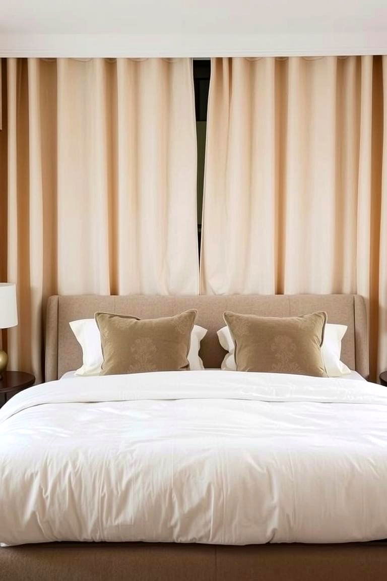Fabric Wall Panels - 24 No Headboard Ideas