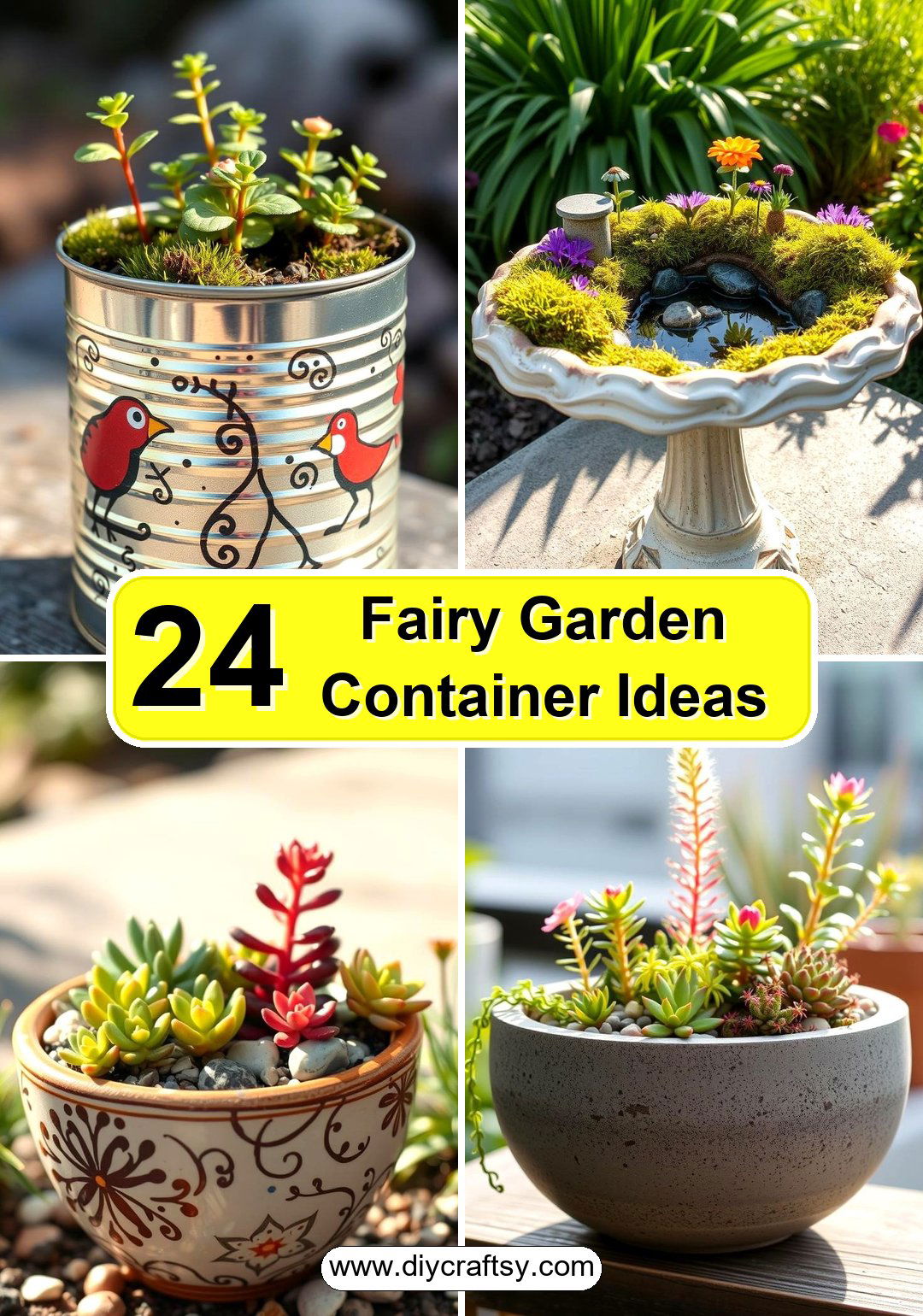 Fairy Garden Container Ideas