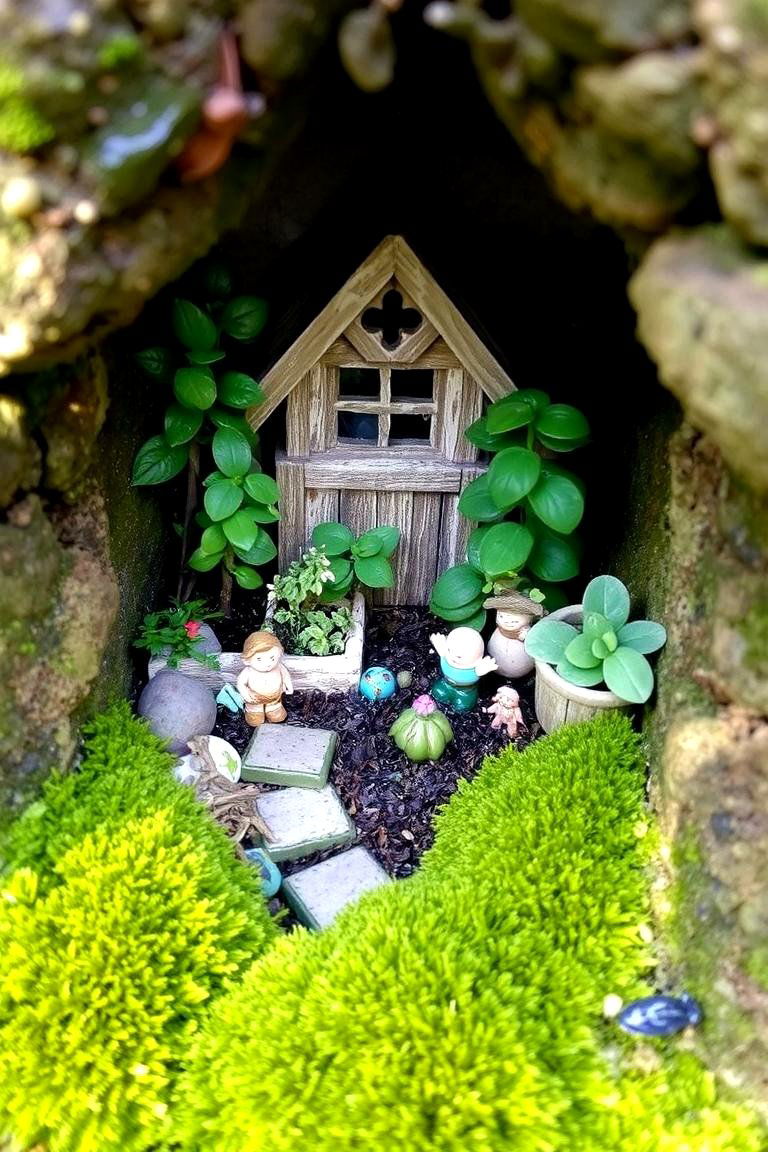 Fairy Garden Nook - 24 Shady Garden Ideas
