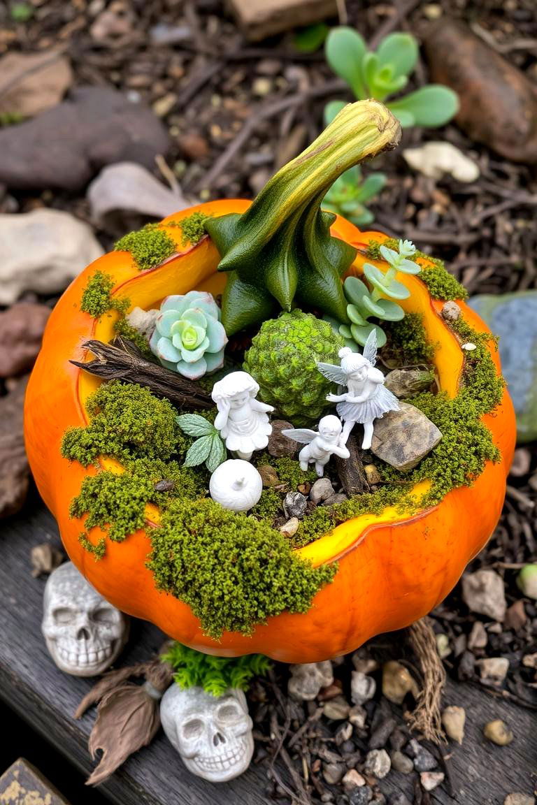 Fairy Garden in a Pumpkin - 24 Fairytale Wedding Ideas