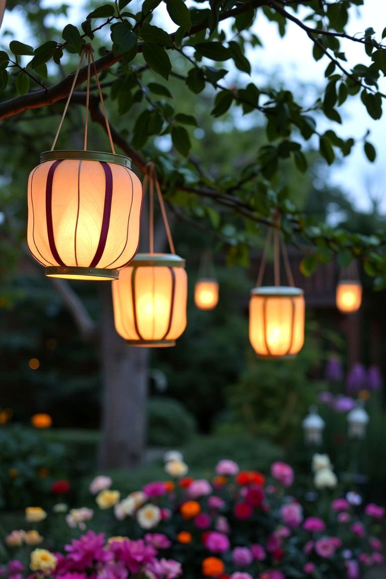 Fairy Lanterns for a Soft Dreamy Vibe - 24 Backyard Lighting Ideas