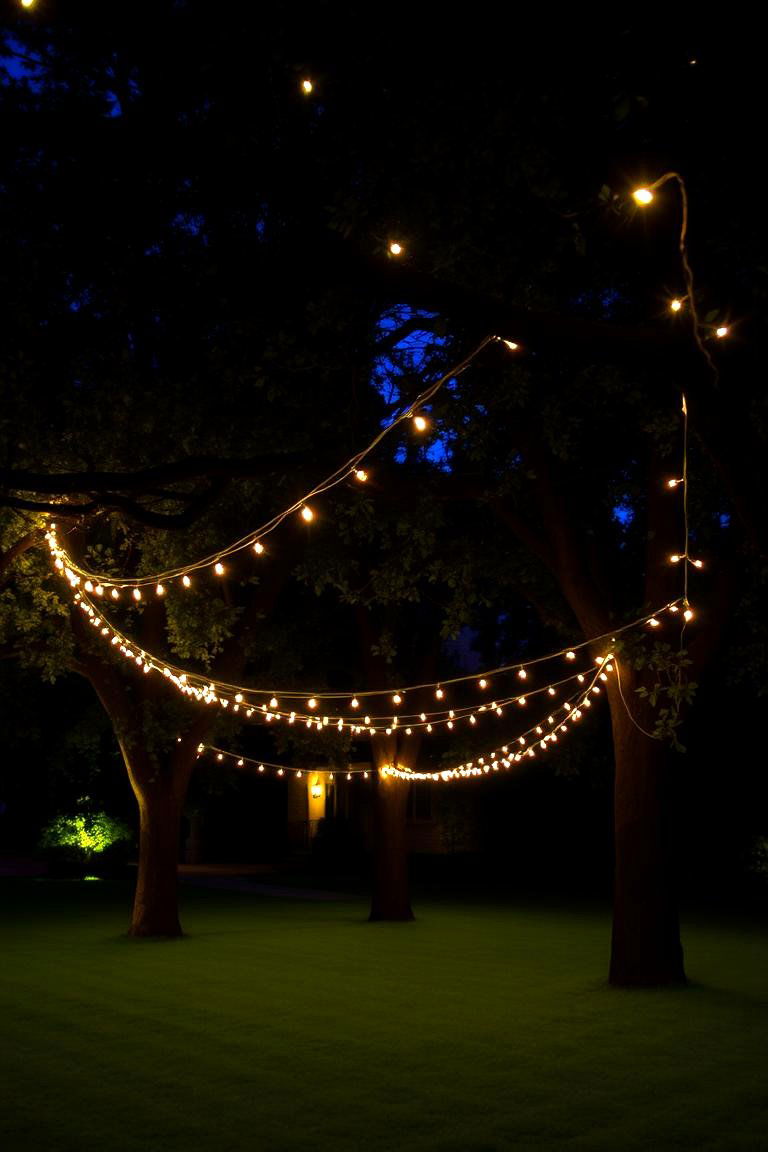 Fairy Lights for a Dreamy Feel - 24 Garden Wedding Ideas