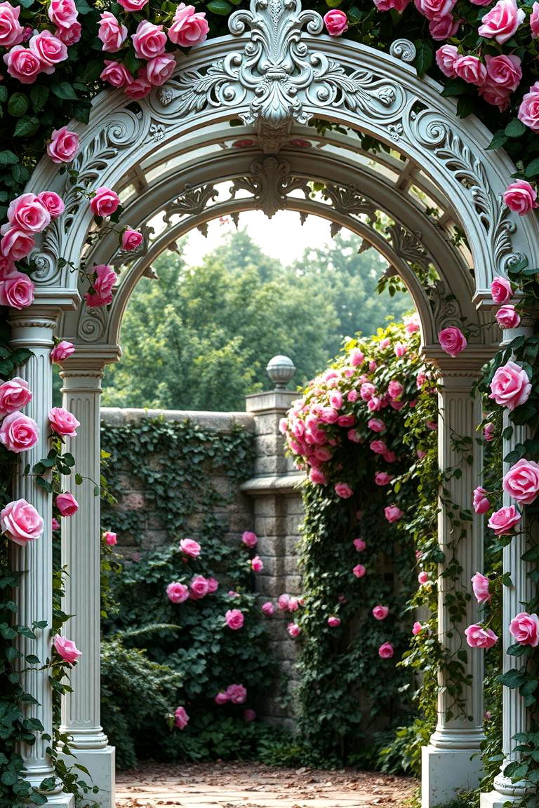 Fairy Tale Arbor Arch - 24 Garden Arch Ideas