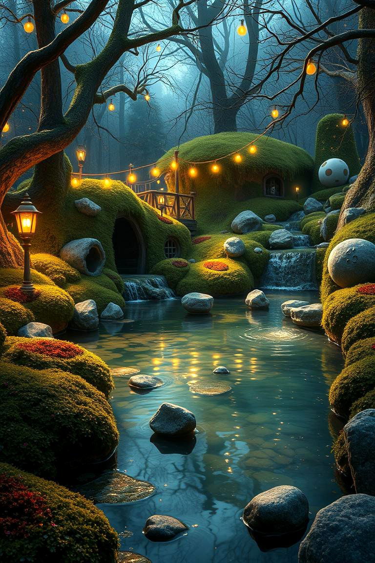 Fairy Tale Enchanted Pond - 24 Raised Garden Pond Ideas