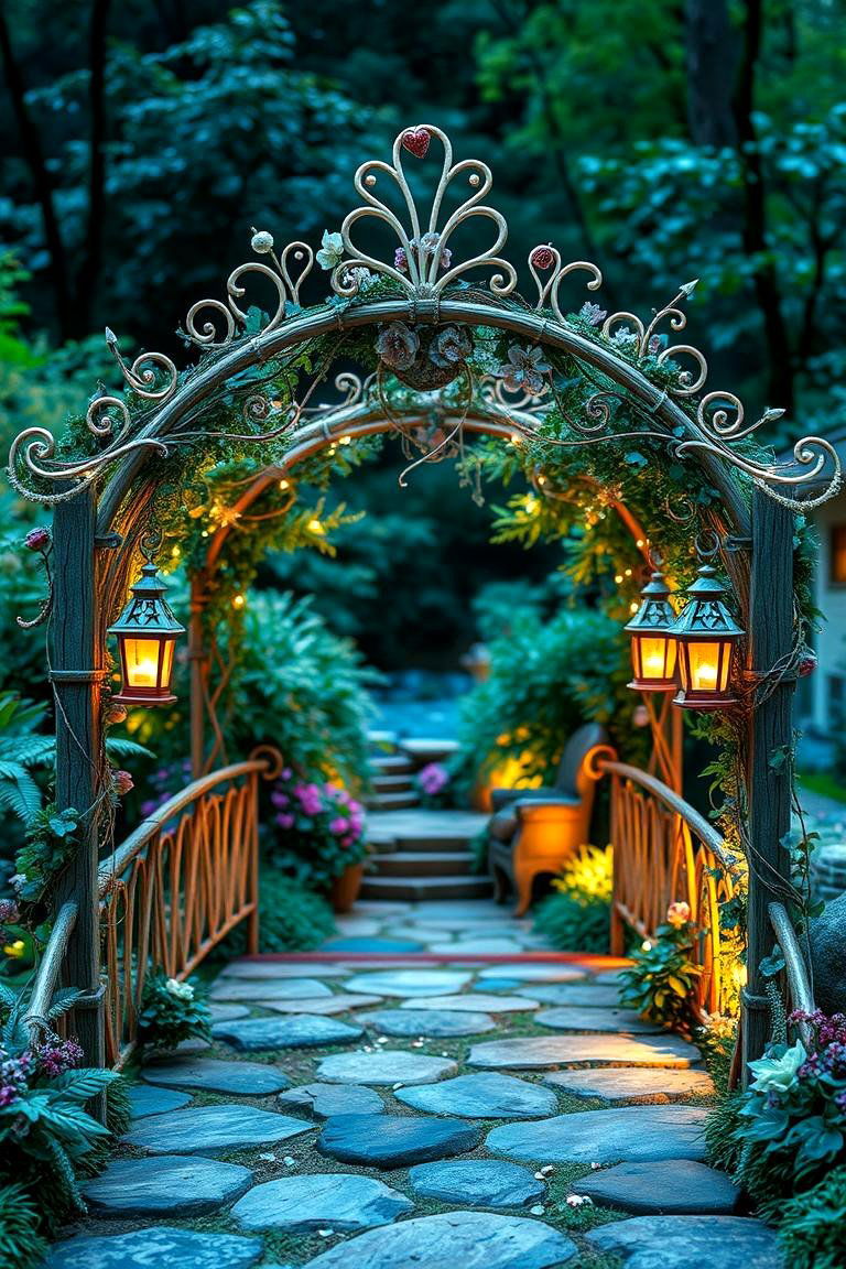Fairy Tale Garden Bridge - 24 Garden Bridge Ideas