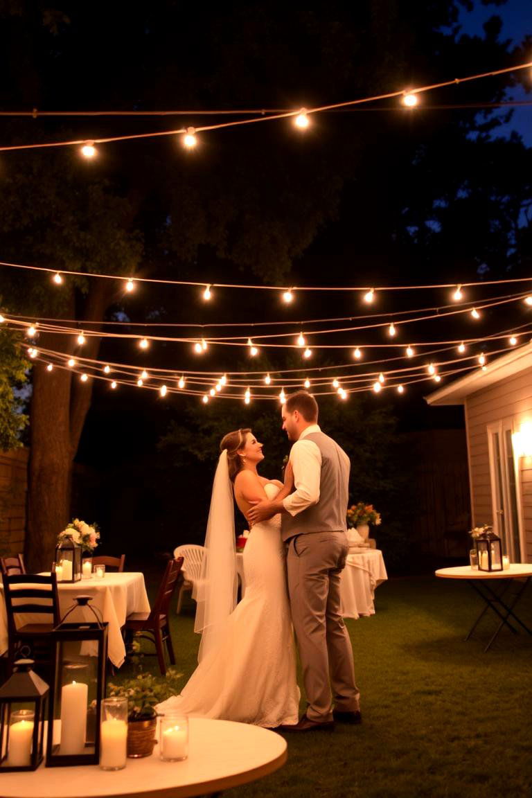 Fairy Tale Lighting - 24 Backyard Wedding Ideas