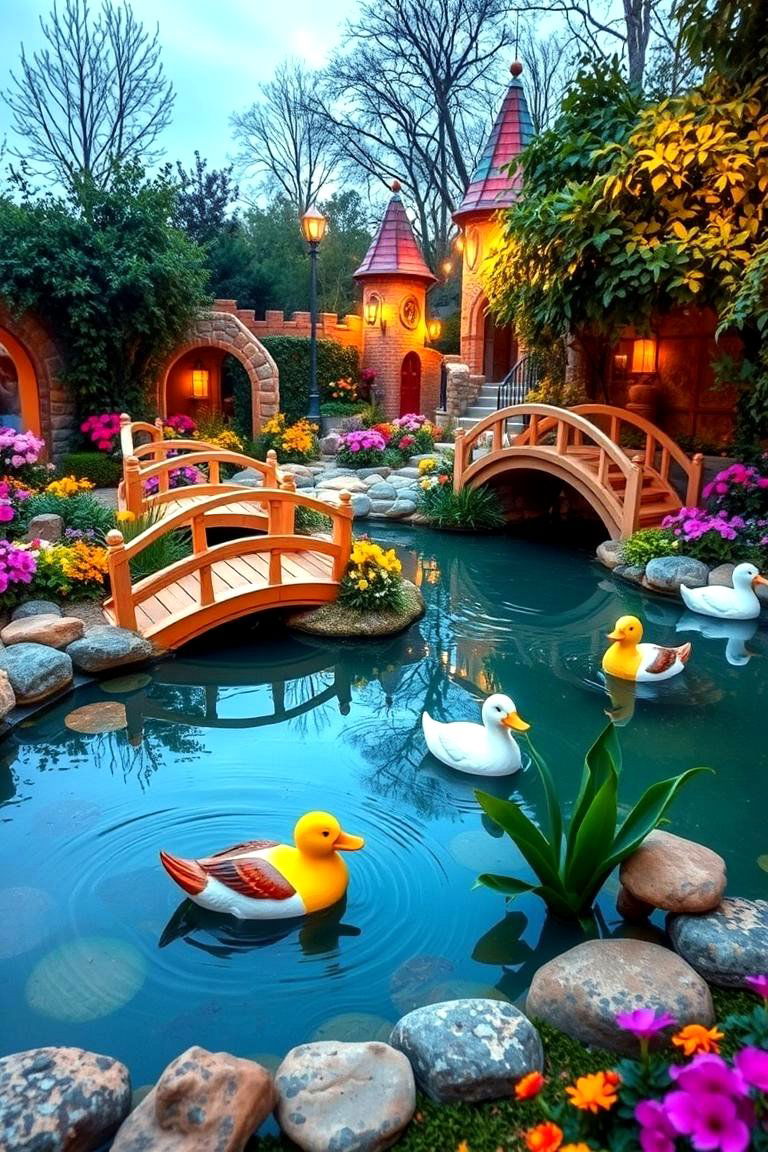 Fairytale Inspired Duck Pond - 24 Duck Pond Ideas