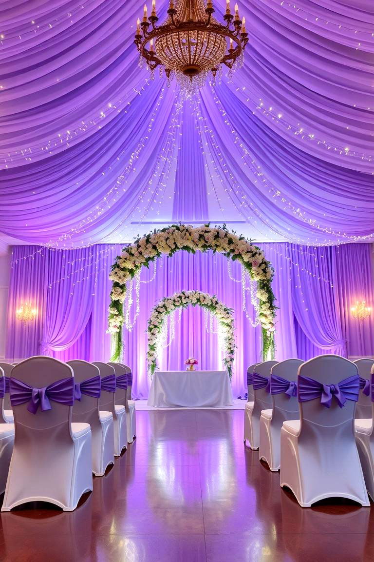 Fairytale Purple Romance - 24 Purple Wedding Theme Ideas