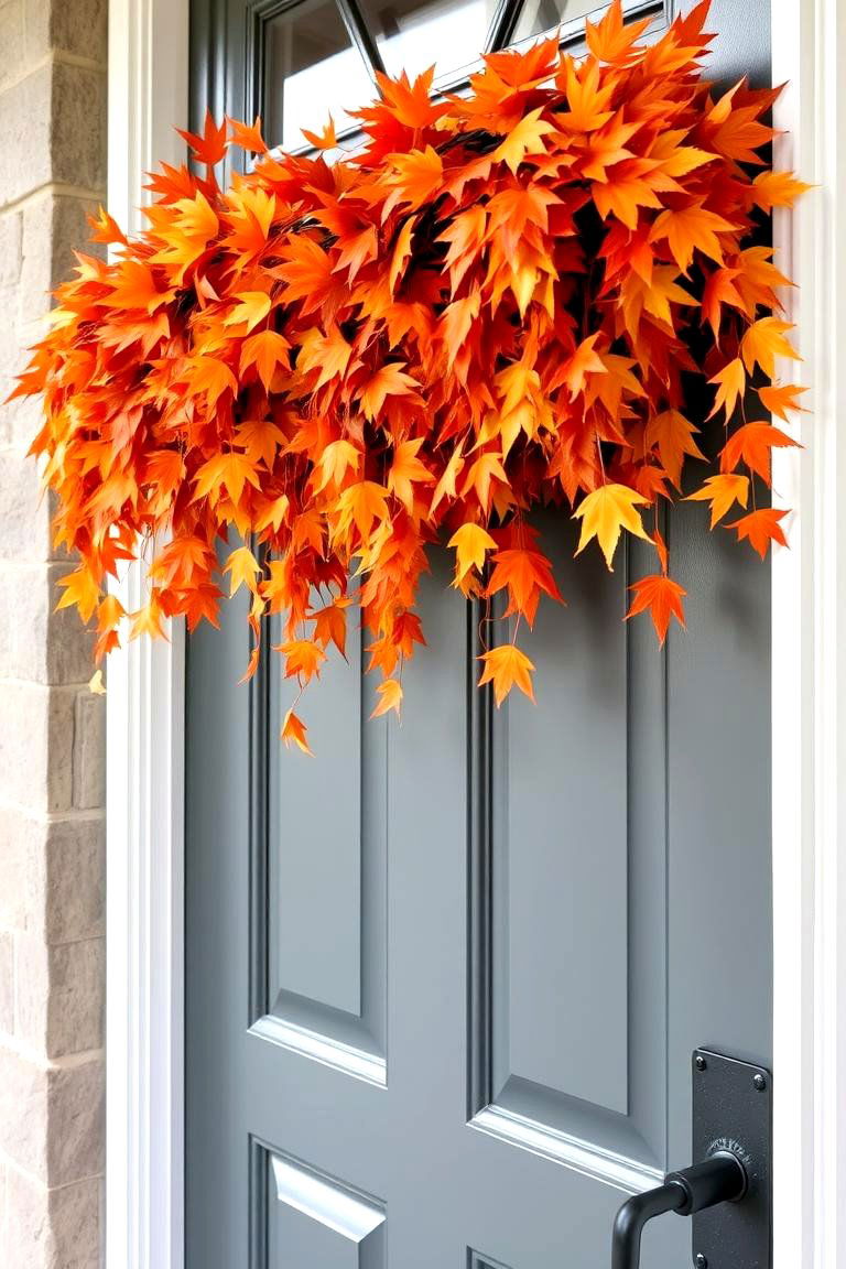 Fall Door Fringe - 24 Front Door Fall Decor Ideas