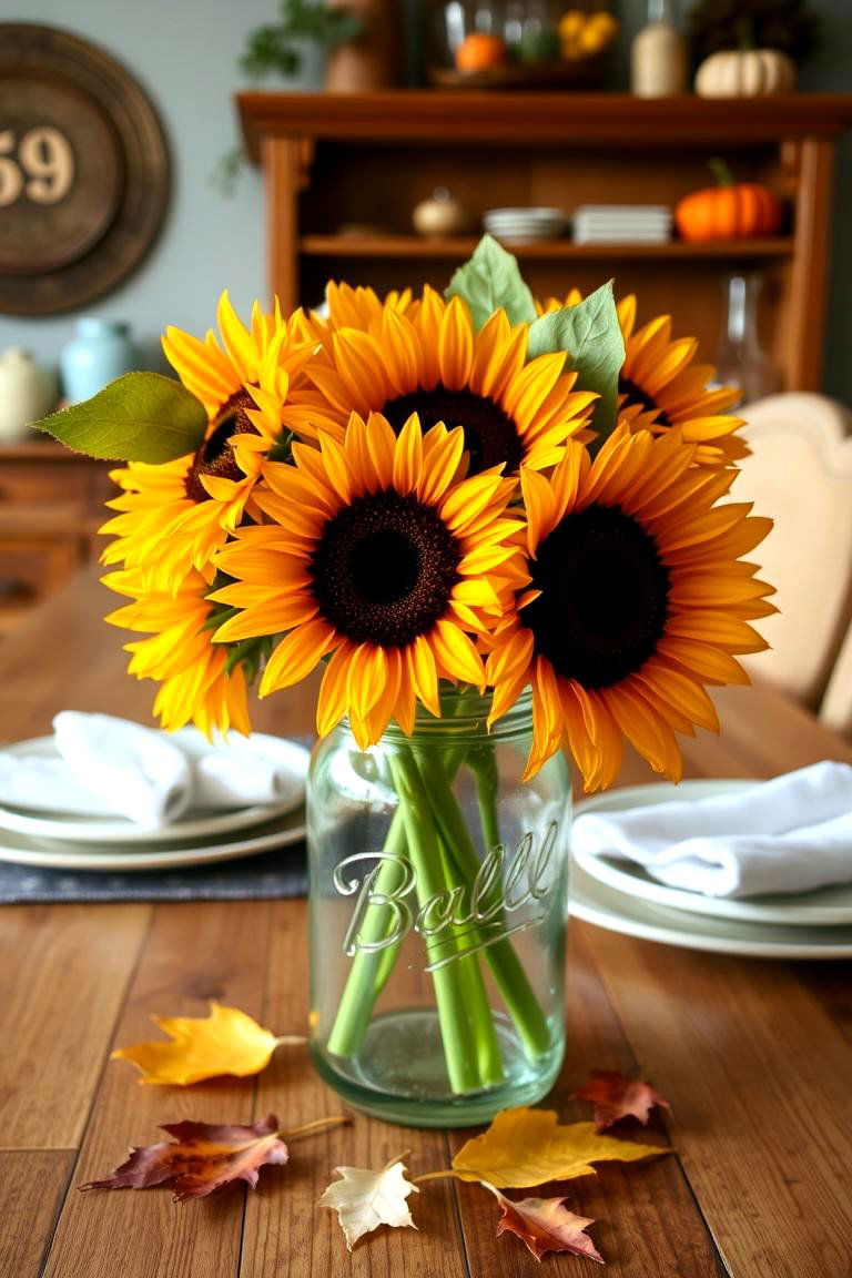 Fall Inspired Floral Arrangements - 24 Fall Decor Ideas