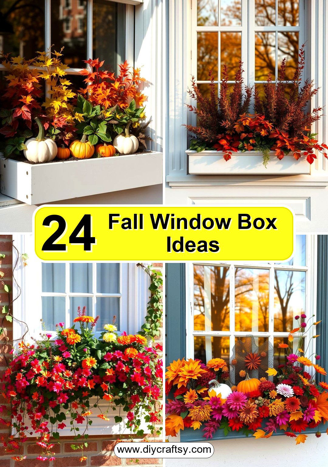 Fall Window Box Ideas