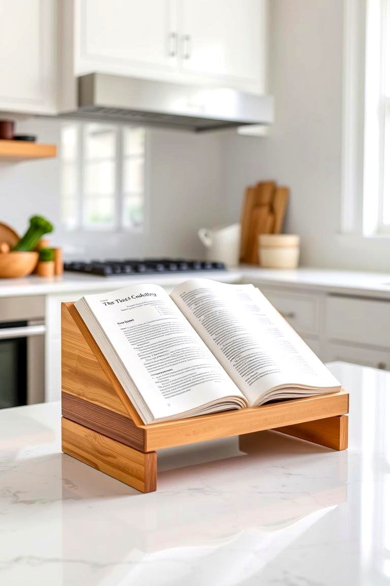 Family Cookbook Stand - 24 Family Gift Ideas