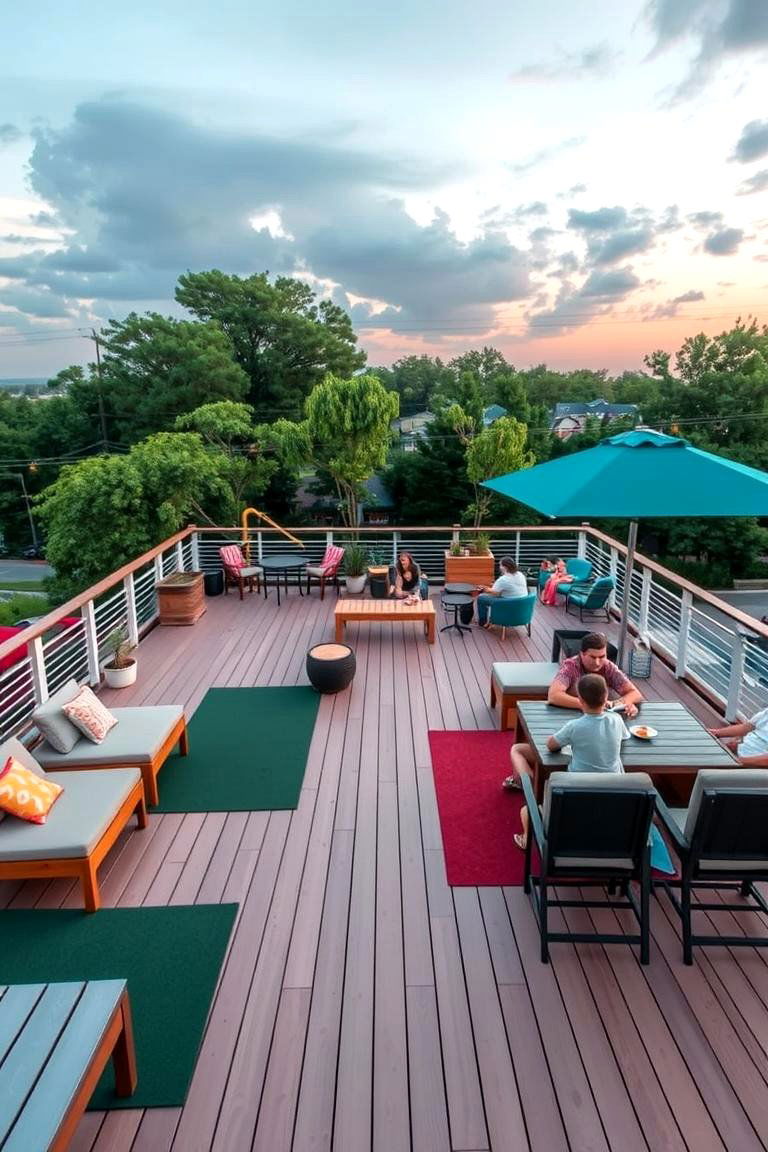 Family Friendly Activity Deck - 24 Large Deck Ideas