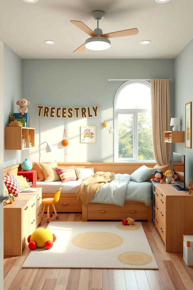 Family Friendly Design - 24 L-shaped Bedroom Layout Ideas