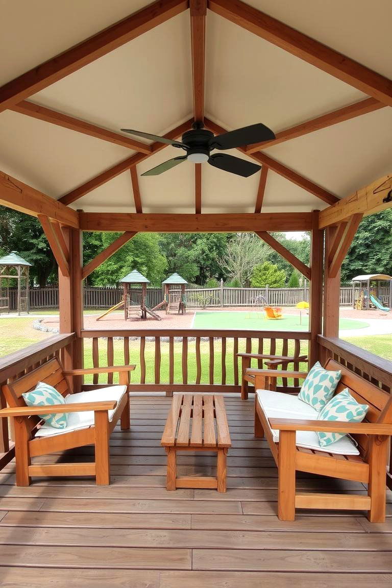 Family Friendly Gazebo Kitchen - 24 Outdoor Kitchen with a Gazebo Ideas