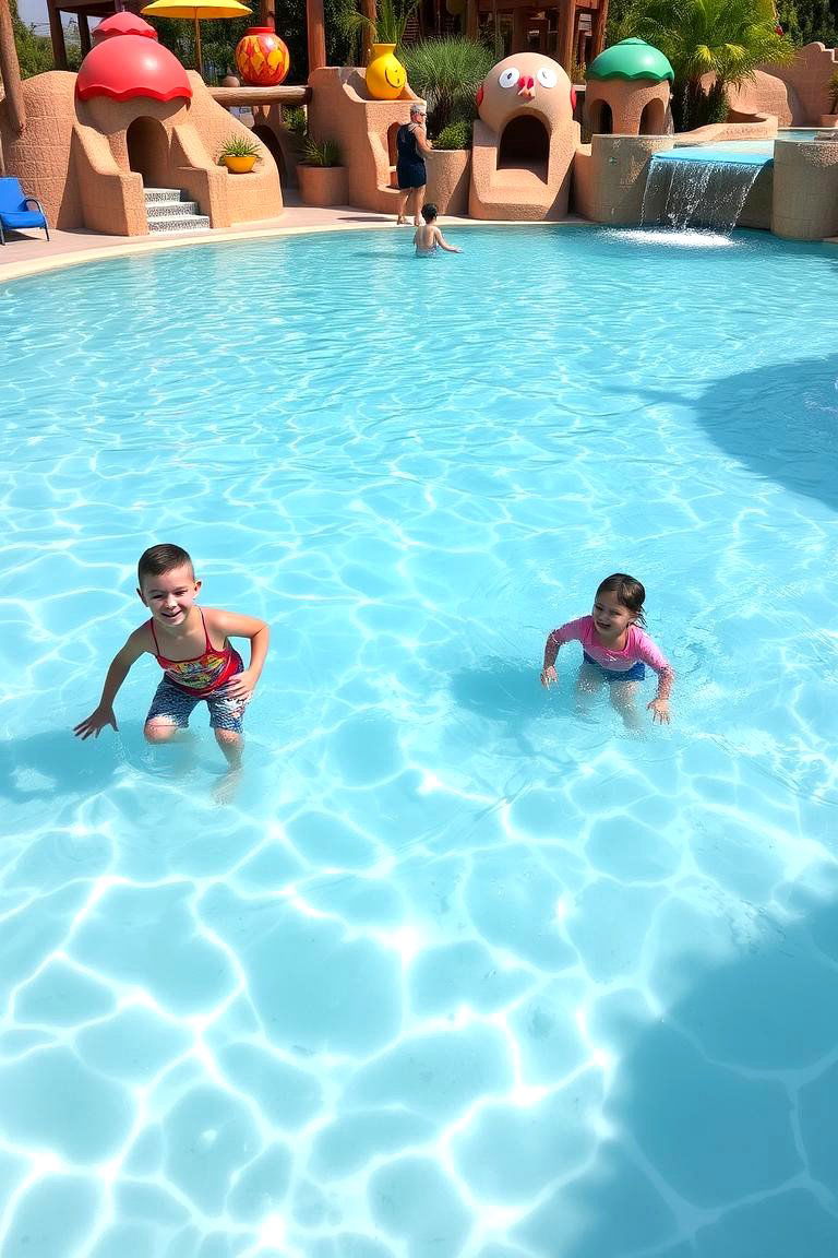 Family Friendly Lagoon Escape - 24 Lagoon Pool Ideas