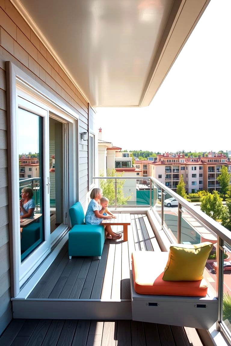 Family Friendly Outdoor Space - 24 Cantilever Balcony Ideas