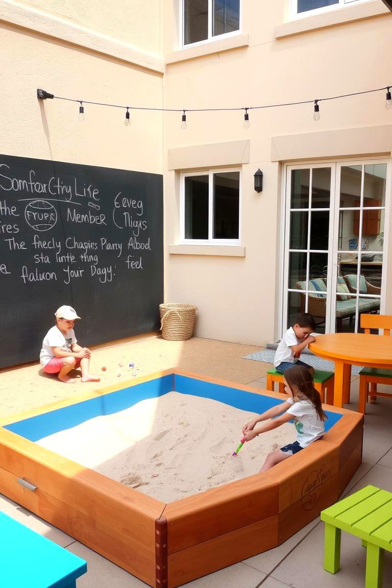 Family Friendly Play Area - 24 Corner Patio Ideas