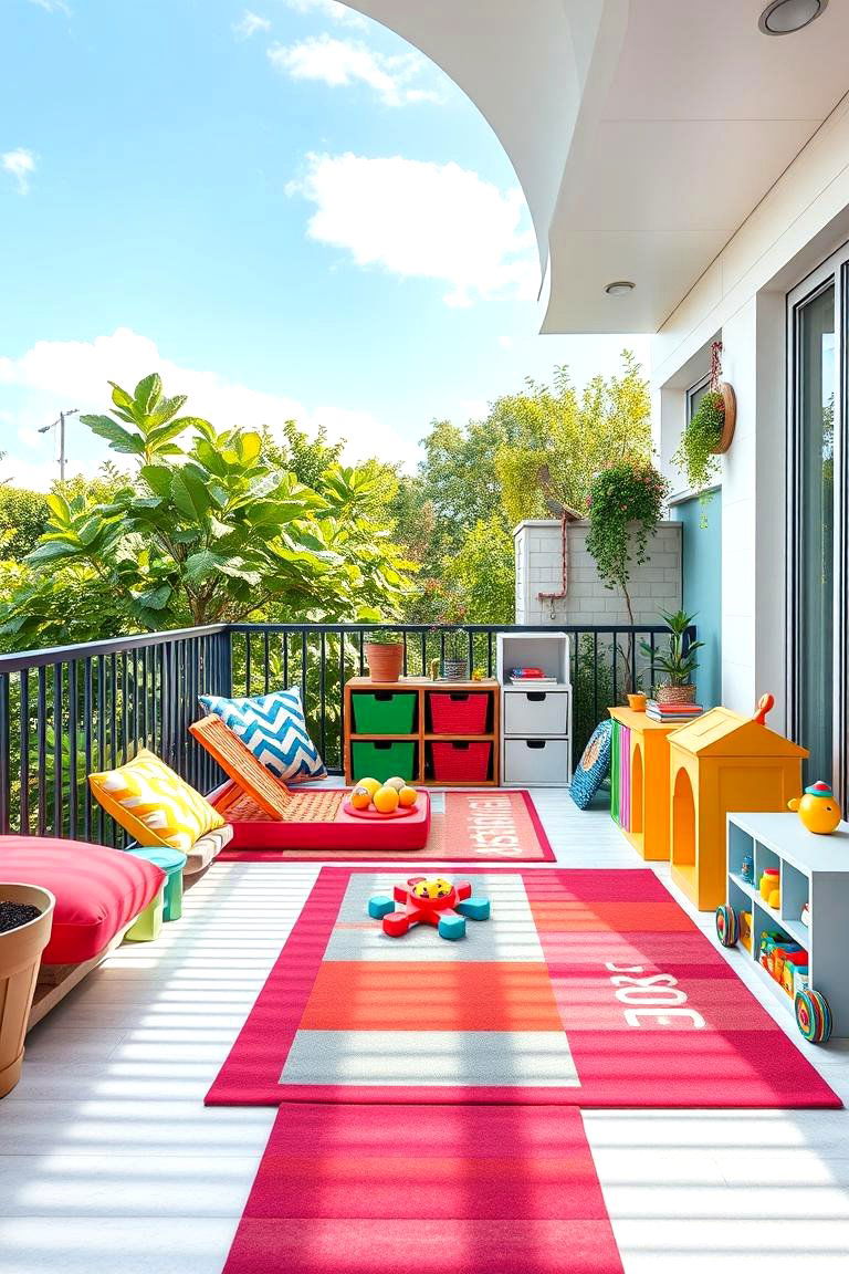 Family Friendly Play Space Balcony - 24 Balcony Over Garage Ideas