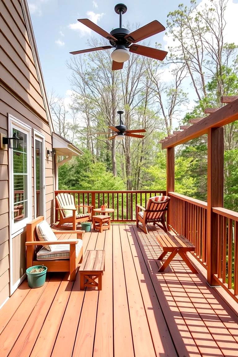 Family Fun Deck - 24 Floating Deck Ideas