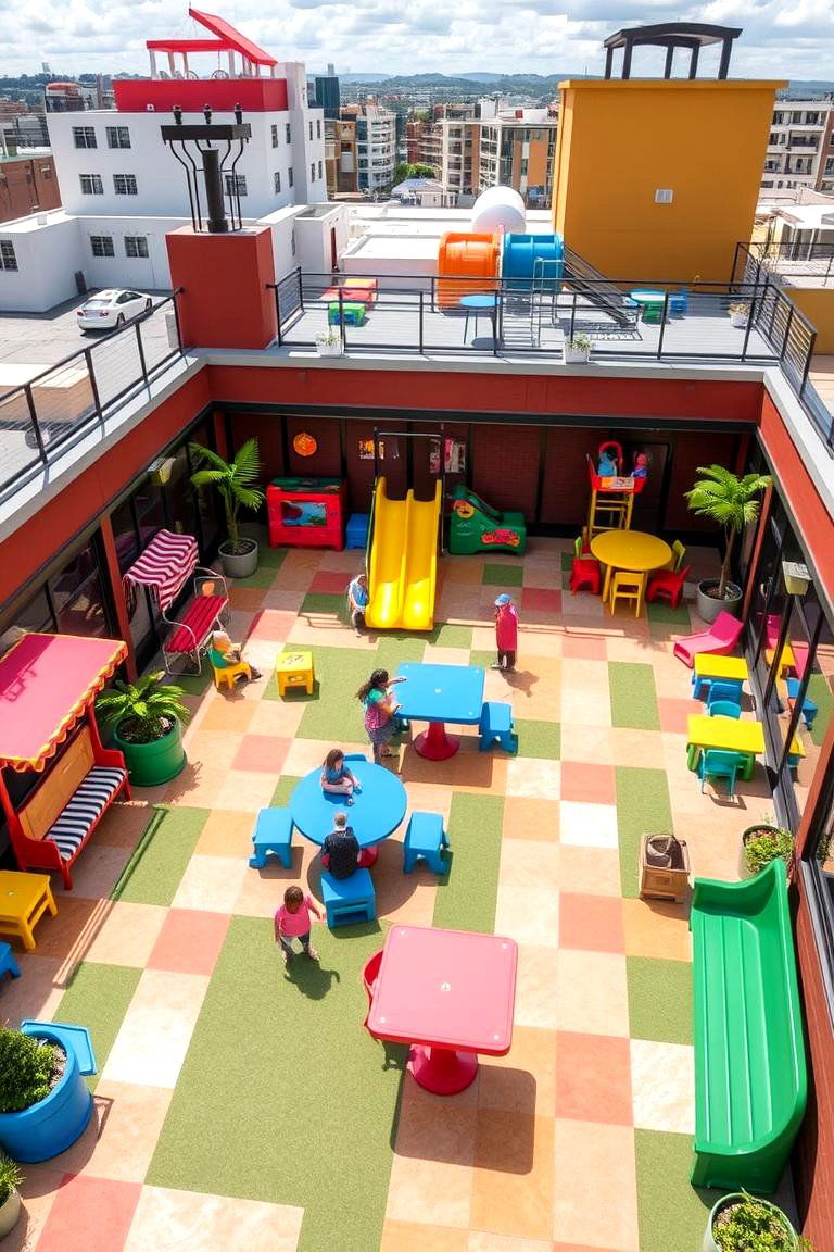 Family Fun Zone - 24 Rooftop Deck Ideas