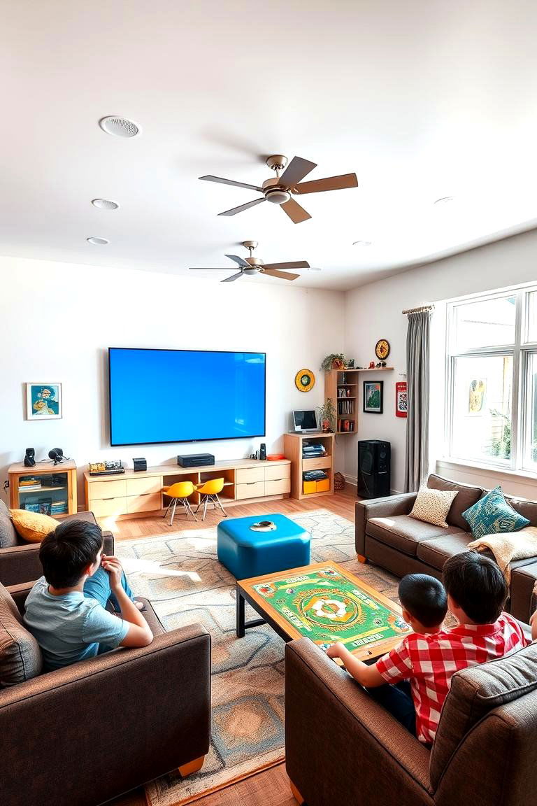 Family Game Room - 24 bonus room ideas