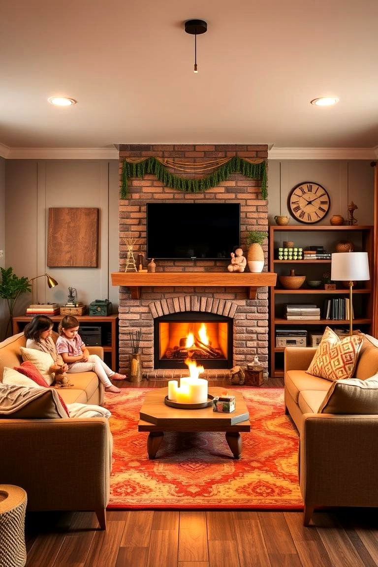 Family Gathering Hub with a Fireplace - 24 Sunroom With Fireplace