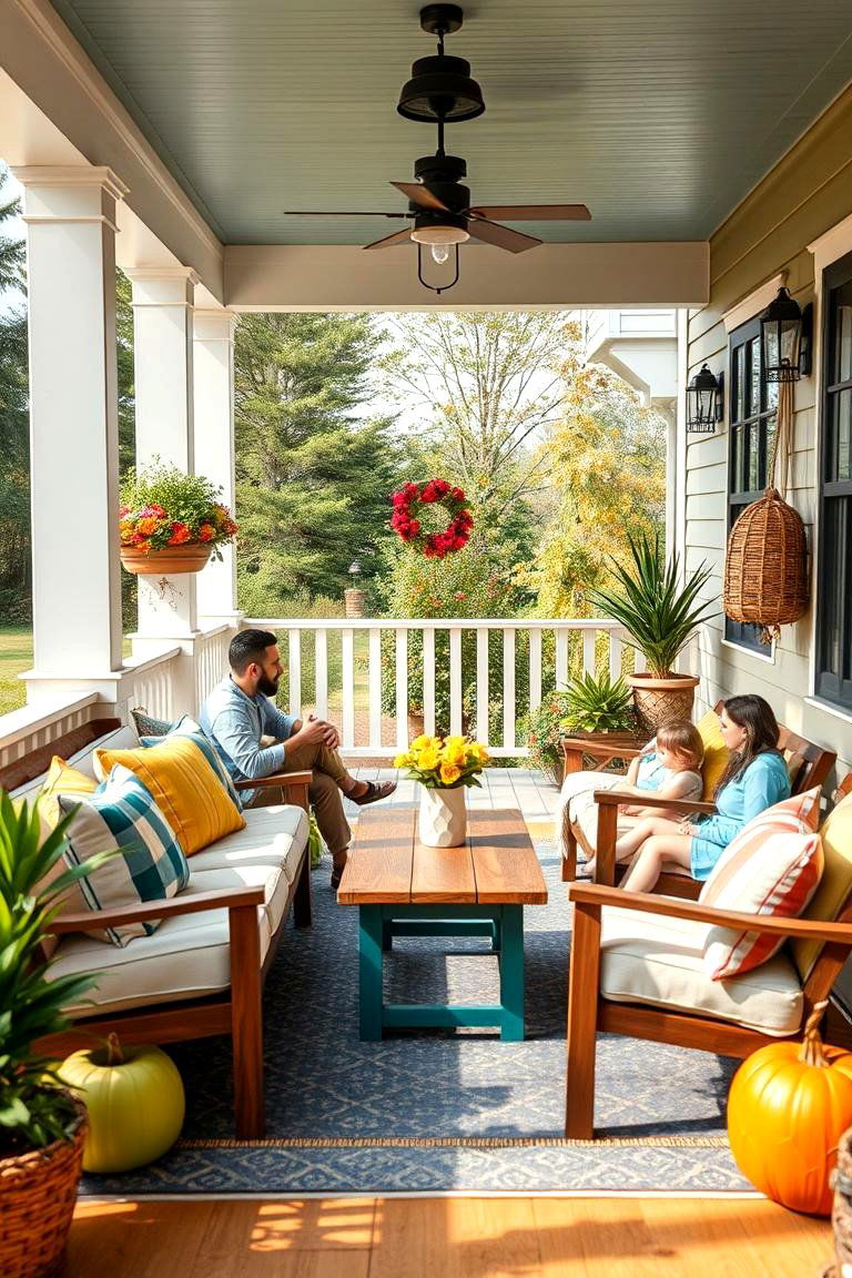 Family Gathering Porch Retreat - 24 Small Screened-in Porch Ideas