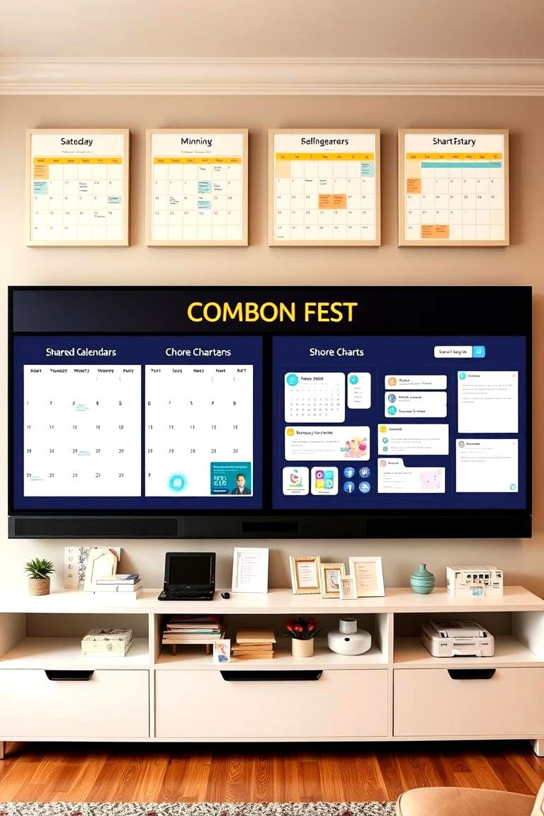 Family Organization Command Center - 24 Command Center Ideas