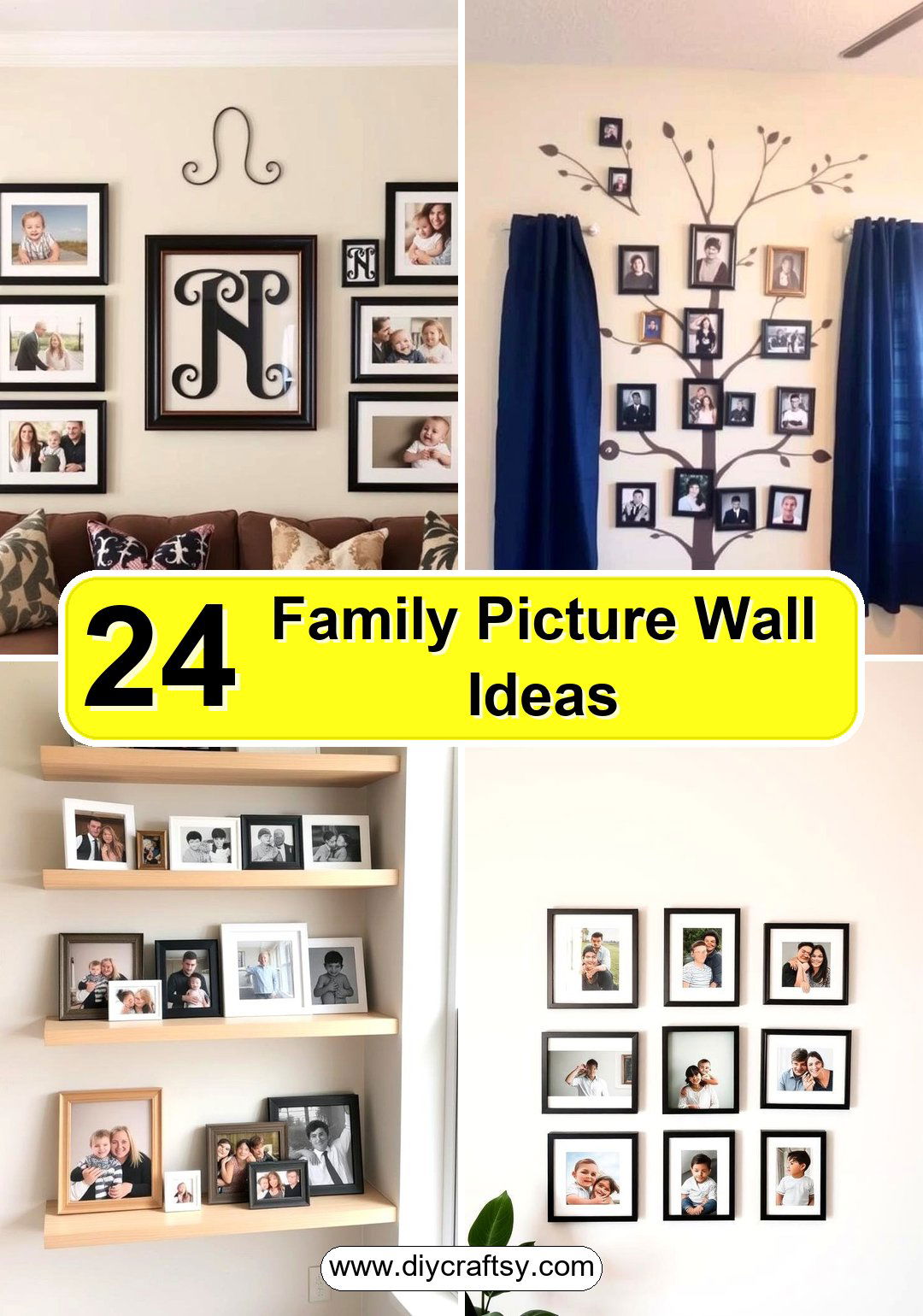 Family Picture Wall Ideas