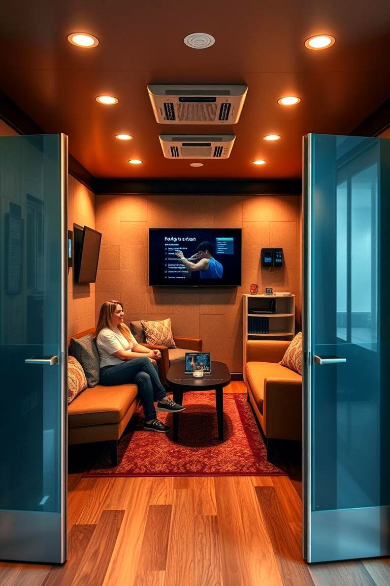 Family Safe Room with Communication Systems - 24 Safe Room Ideas