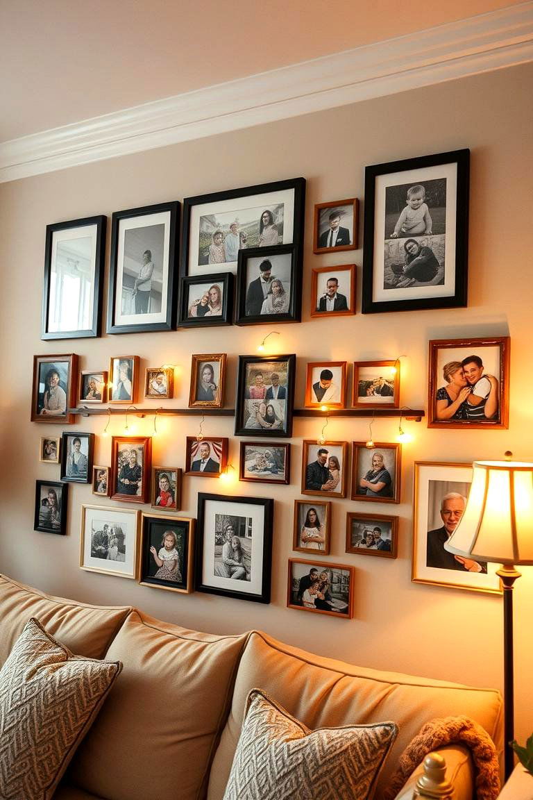 Family Timeline Collage - 24 Photo Wall Ideas