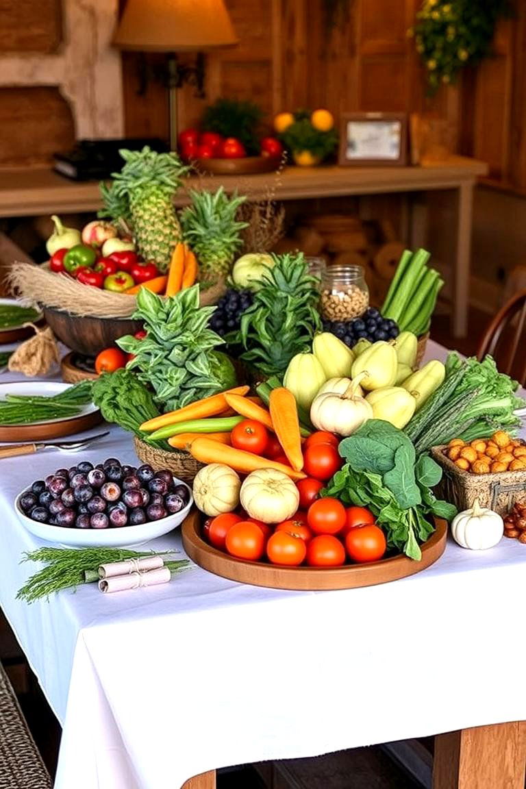 Farm to Table Fresh Produce - 24 Wedding Food Ideas