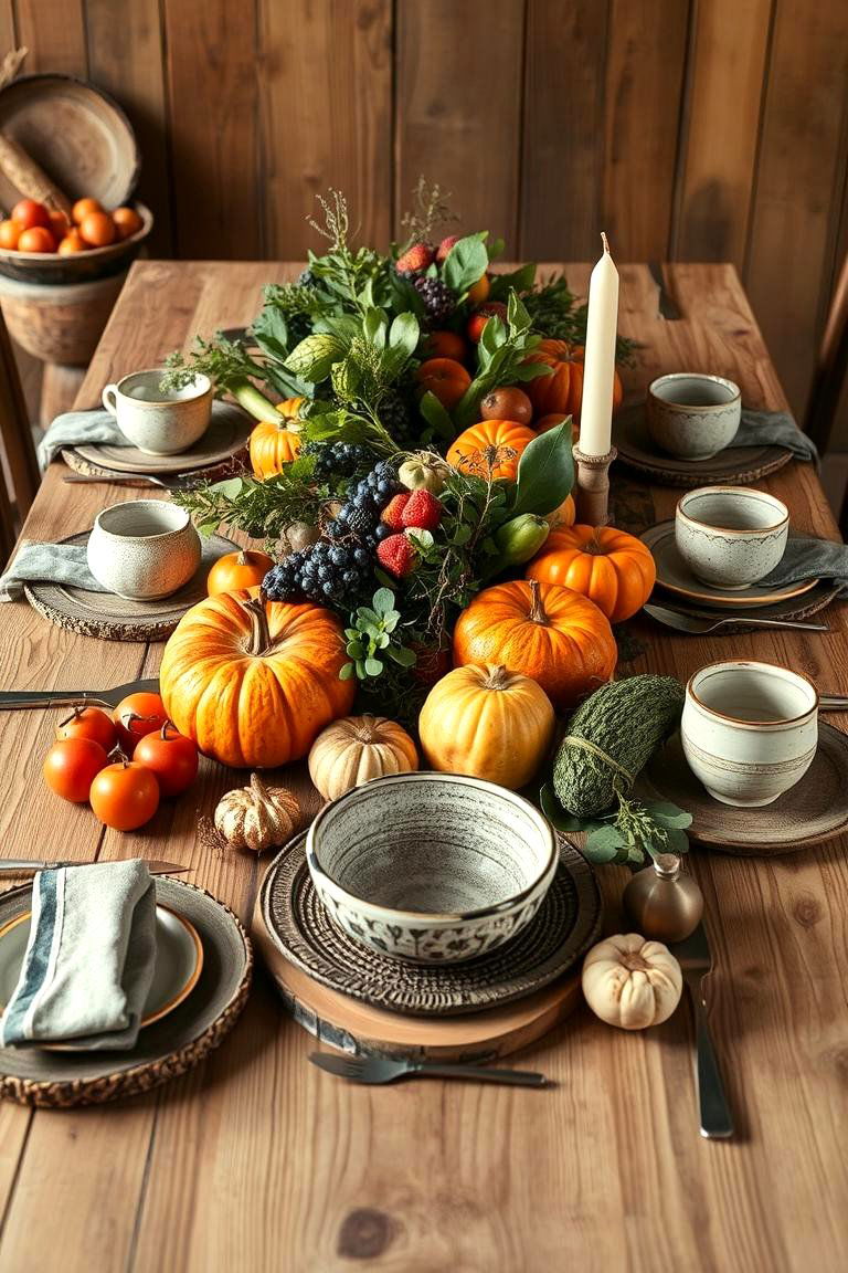 Farm to Table Inspiration - 24 Thanksgiving Table Settings