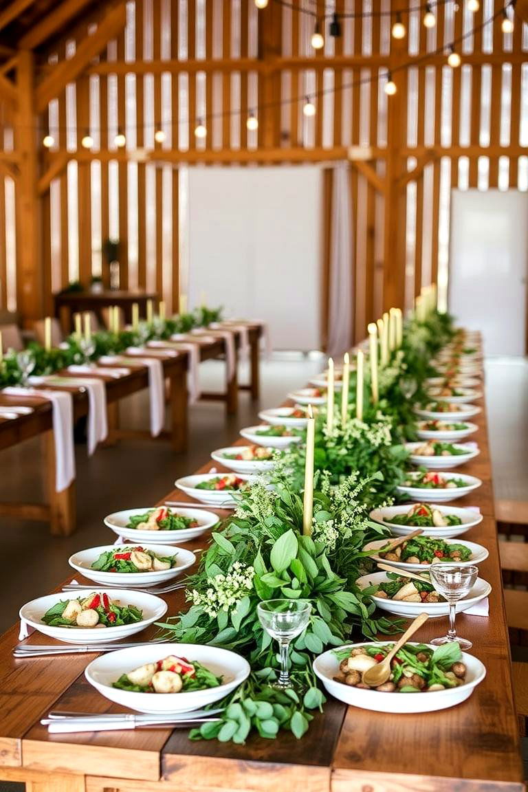Farm to Table Menu - 24 Barn Wedding Ideas