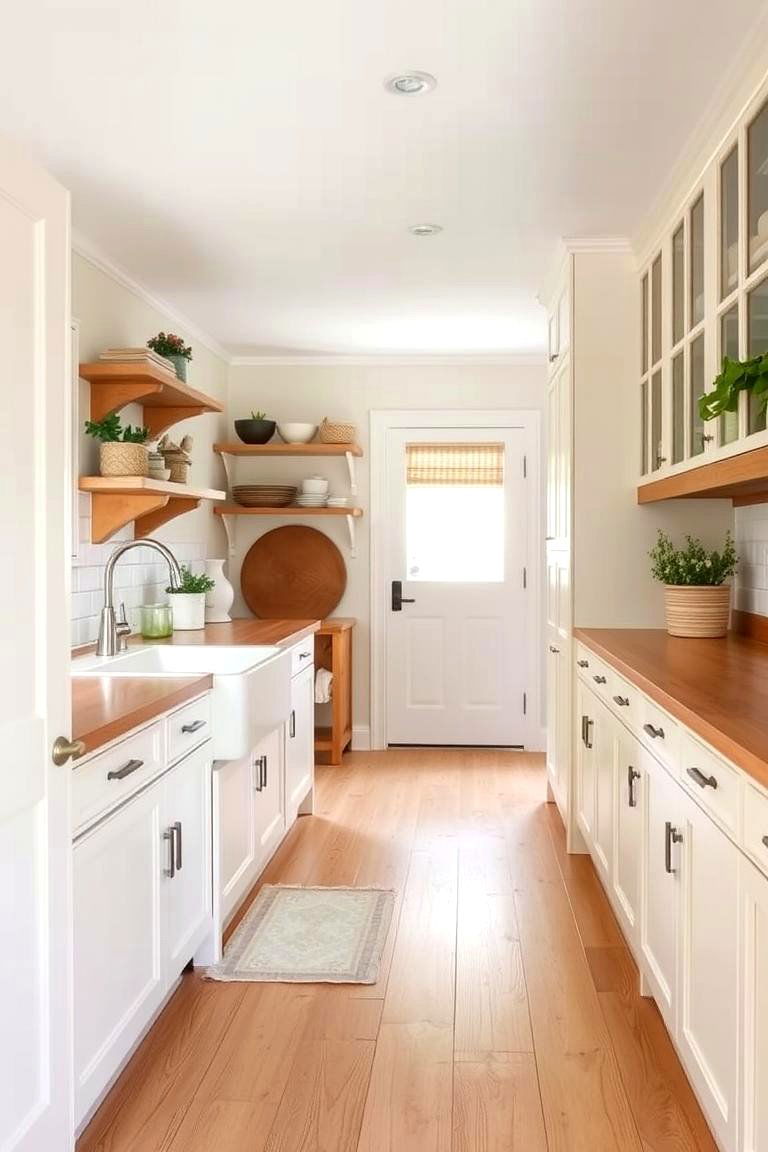 Farmhouse Charm with Light Wood - 24 Light Wood Floor Kitchen Ideas