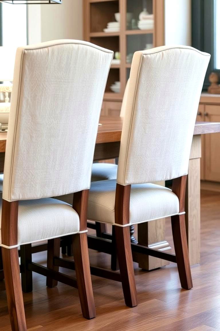 Farmhouse Dining Chairs with Upholstery - 24 Modern Farmhouse Dining Room Ideas